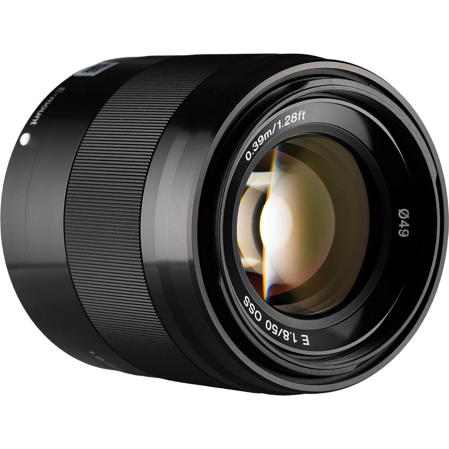 Lente Sony E 50mm f/1.8 OSS + Mochila + Tarjeta 64GB + Kit