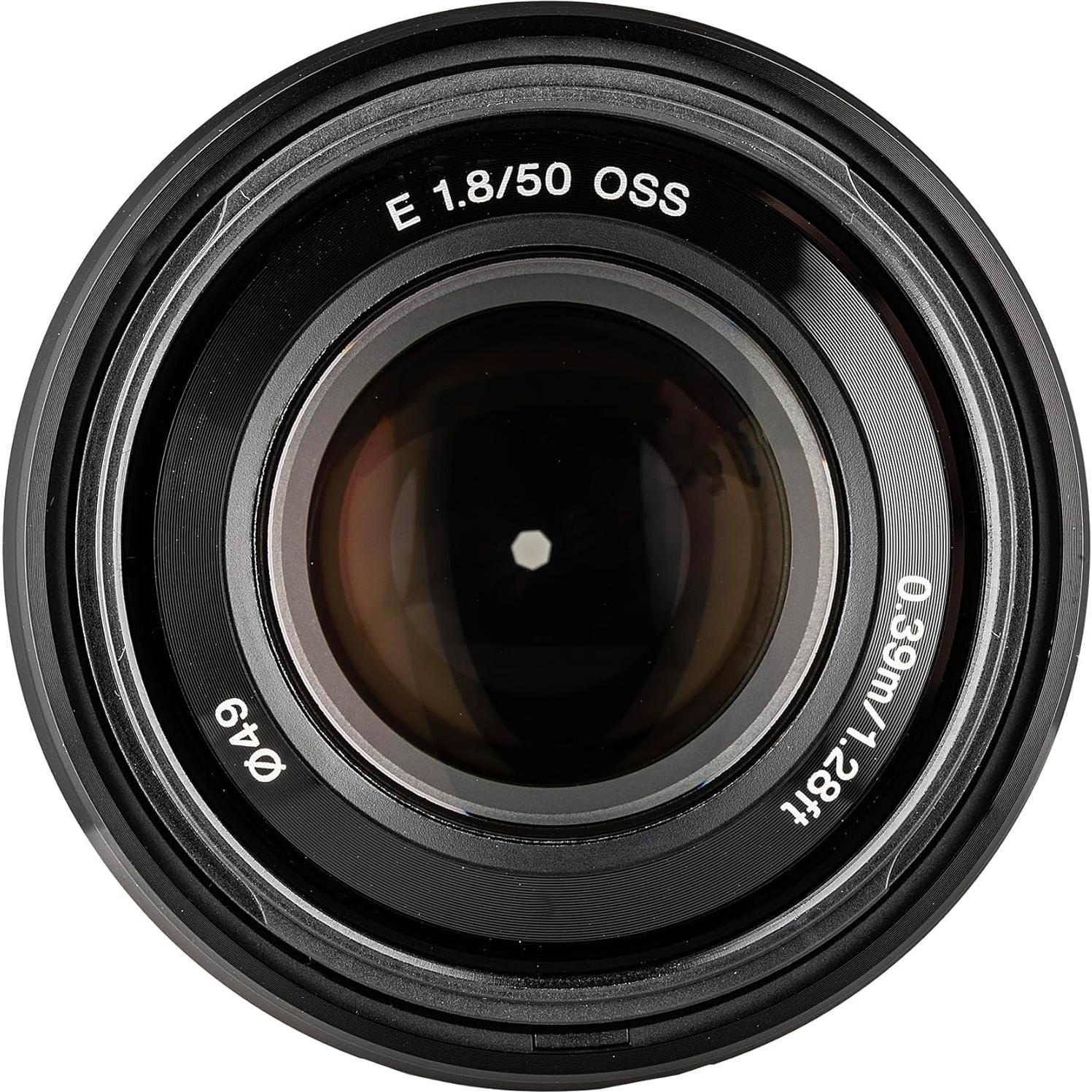 Lente Sony E 50mm f/1.8 OSS + Mochila + Tarjeta 64GB + Kit