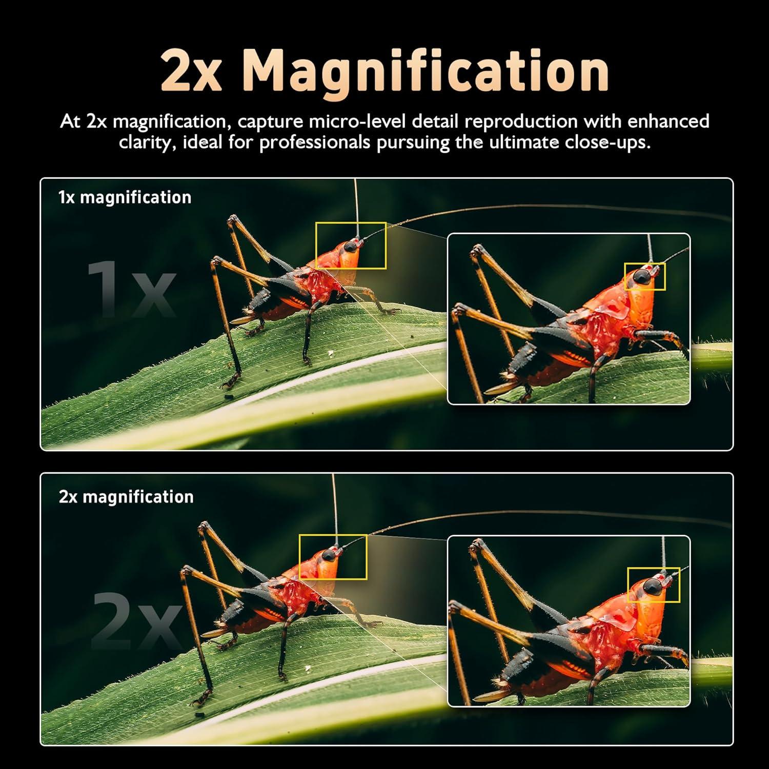 Lente de Cine 7artisans 65mm T2.9 Full Frame 2X Macro Nikon Z