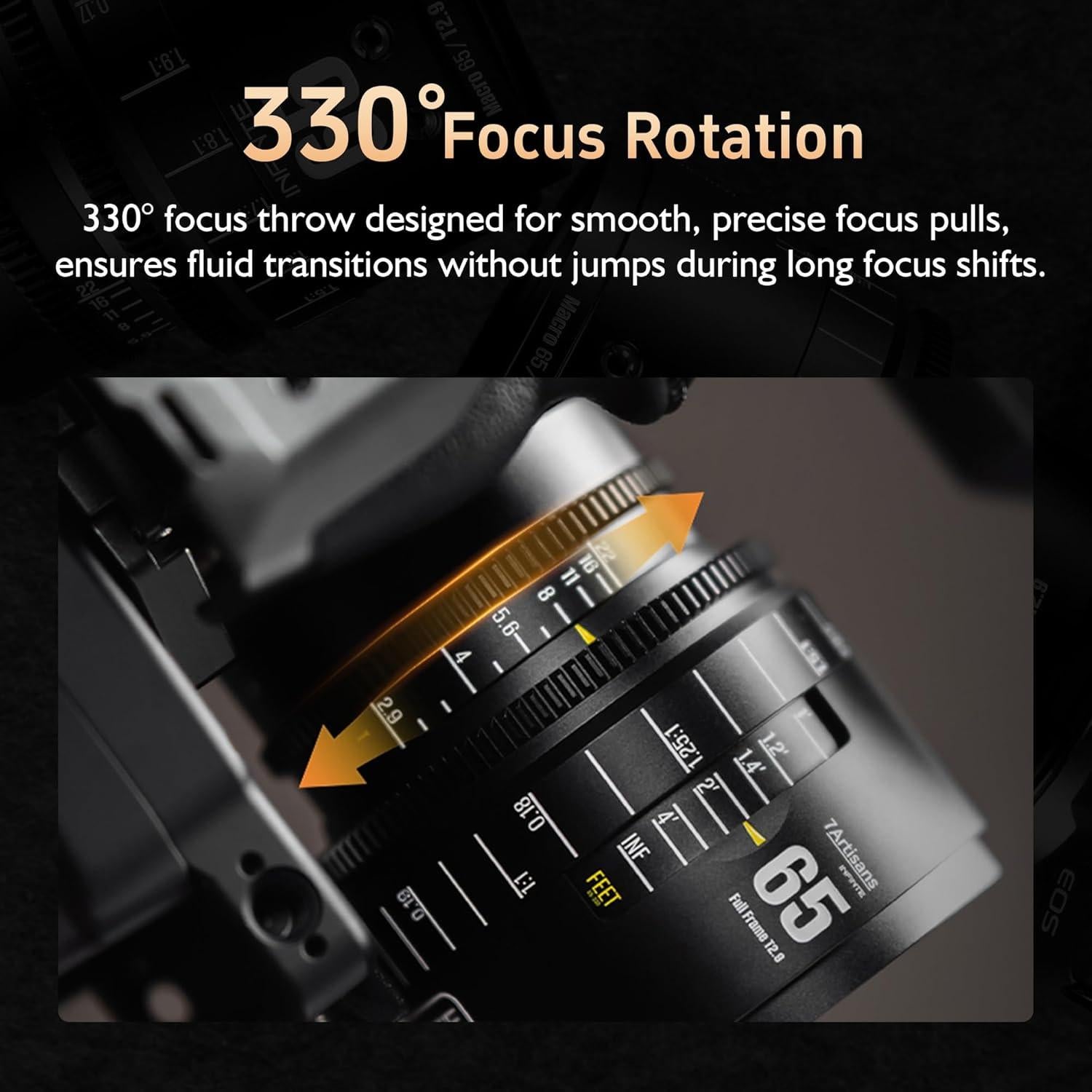 Lente de Cine 7artisans 65mm T2.9 Full Frame 2X Macro Nikon Z