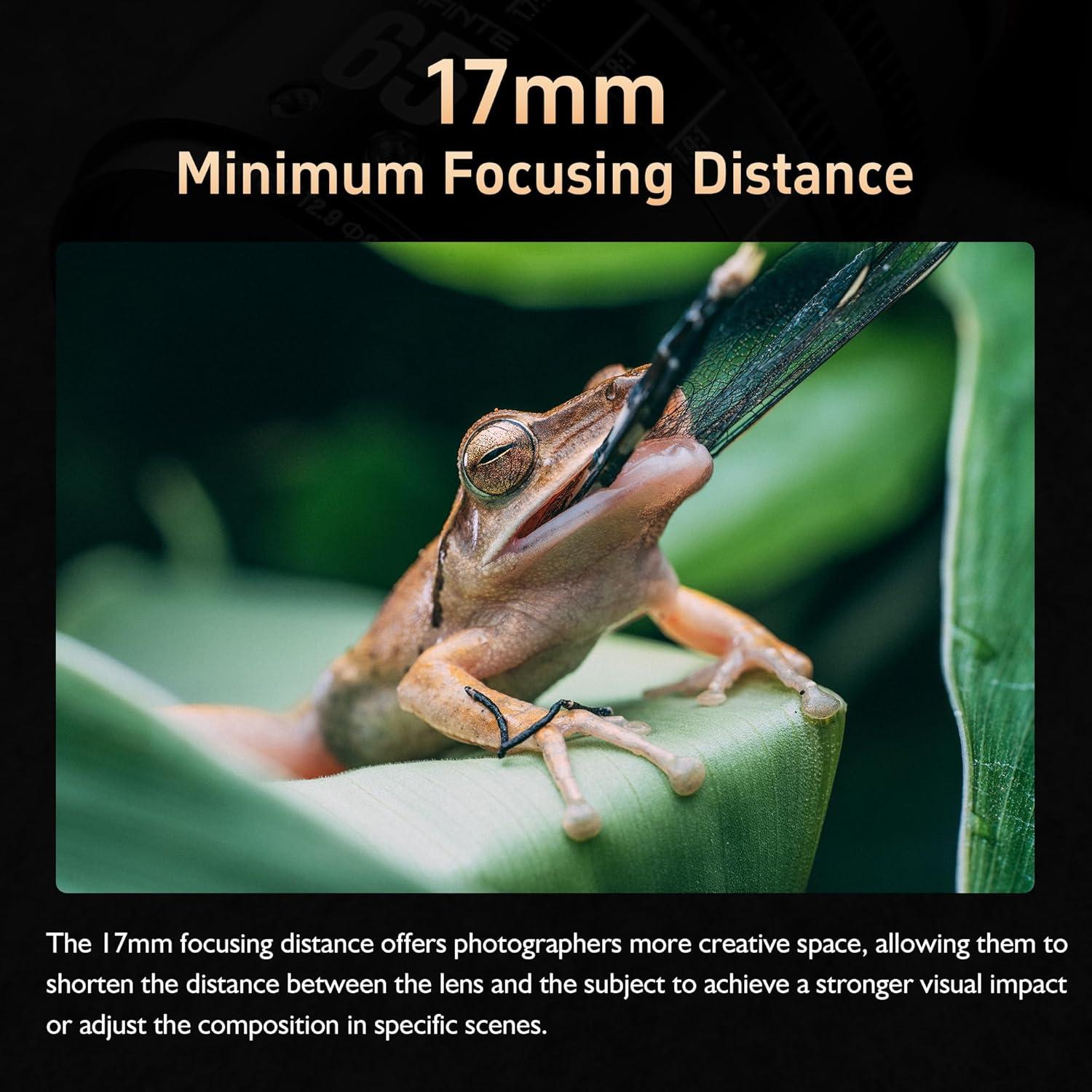 Lente de Cine 7artisans 65mm T2.9 Full Frame 2X Macro Nikon Z