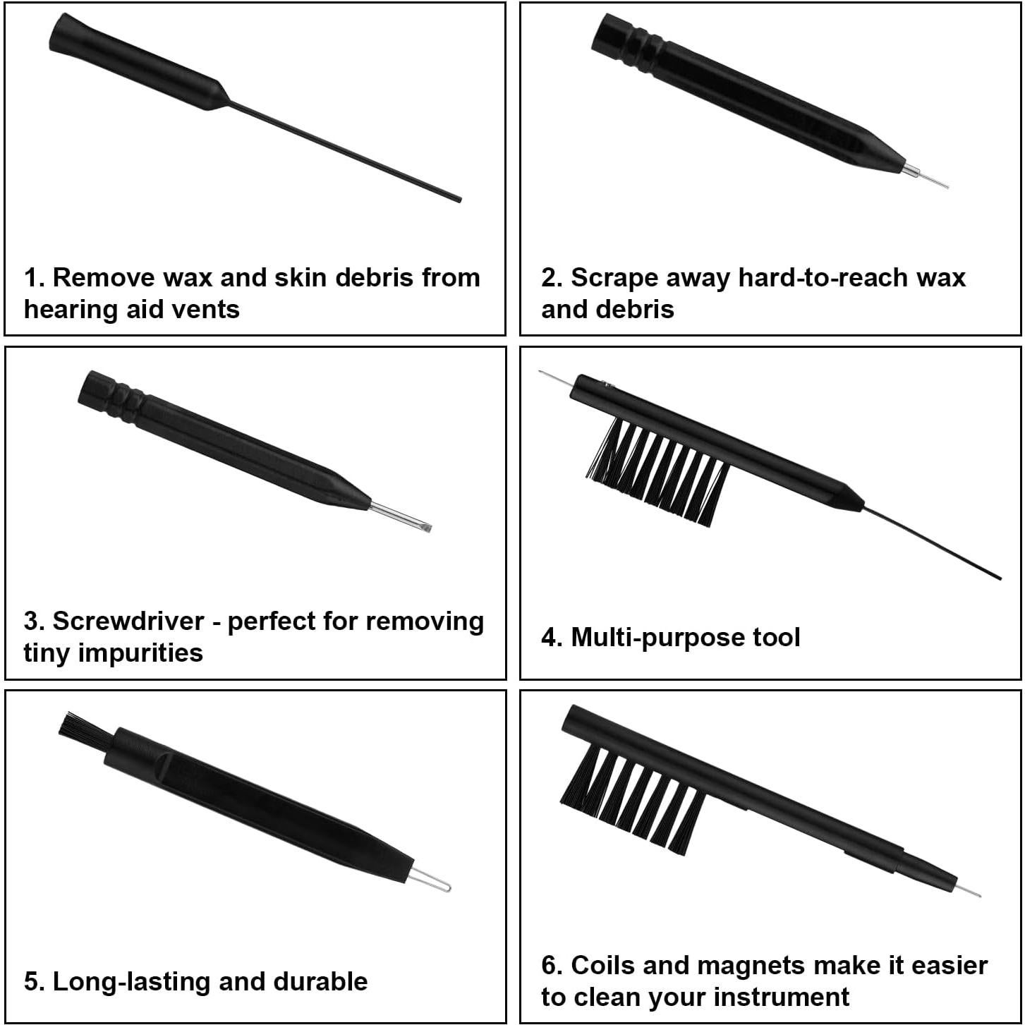 Kit de Limpieza de Audífonos NQEUEPN 12 Piezas Accesorios