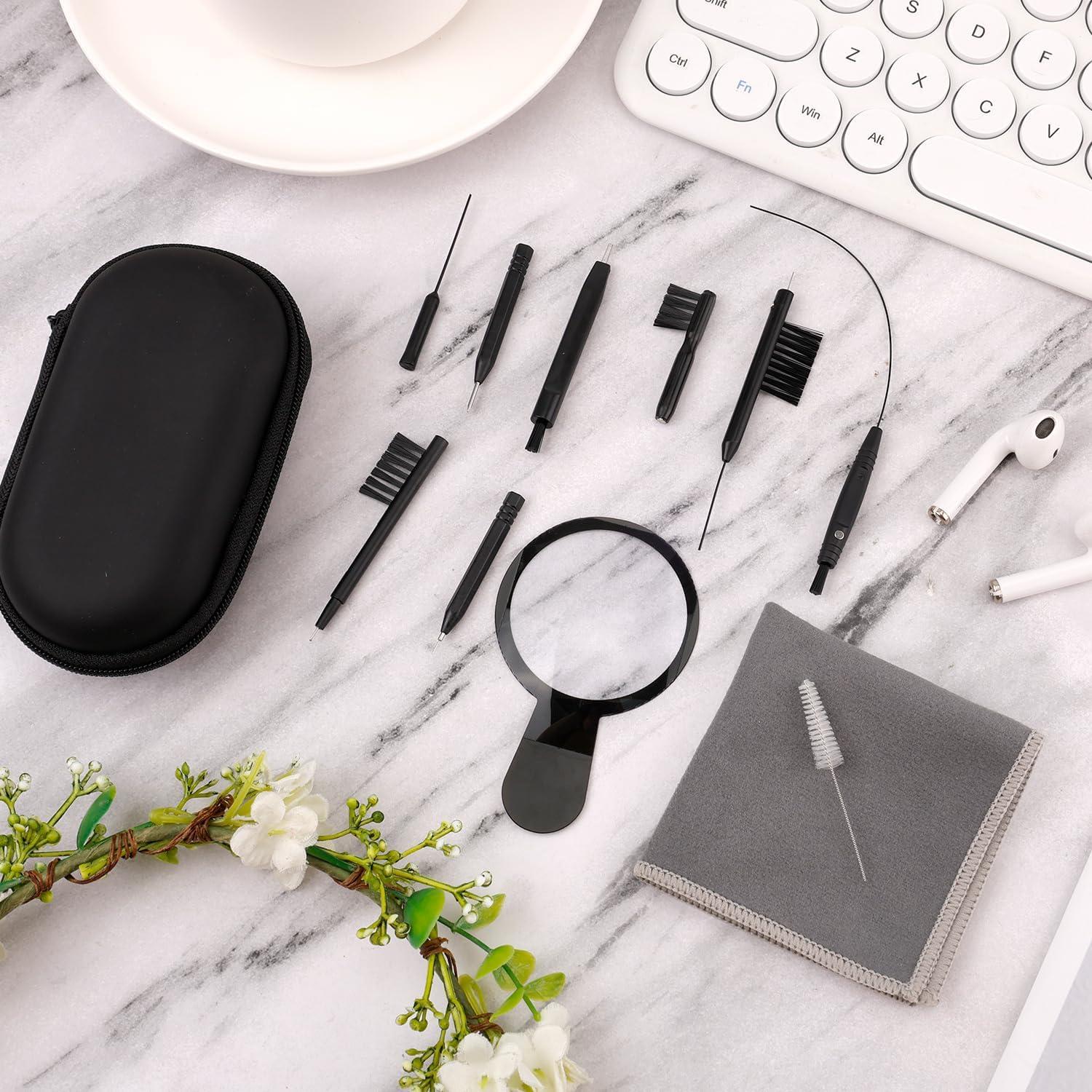 Kit de Limpieza de Audífonos NQEUEPN 12 Piezas Accesorios