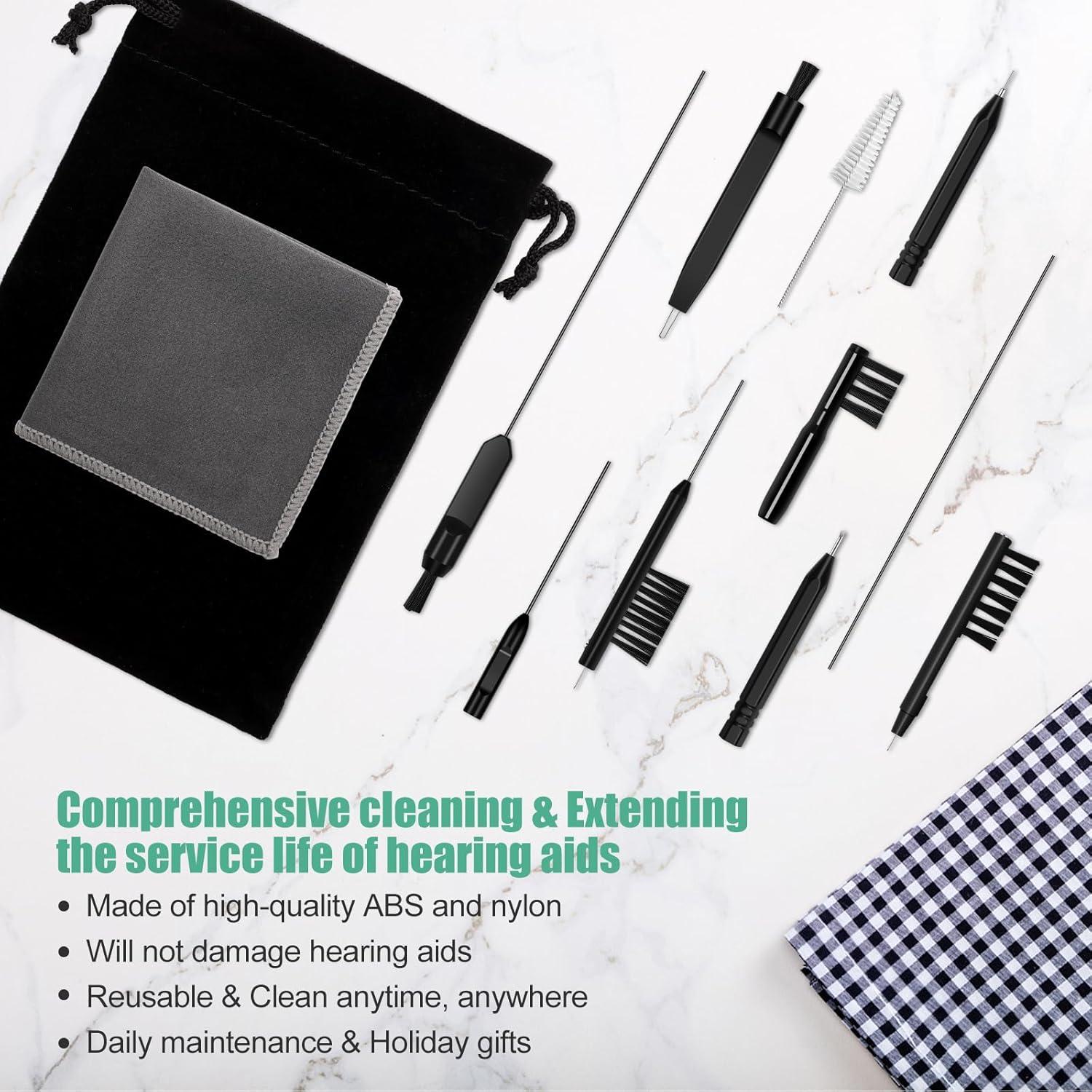 Kit de Limpieza para Audífonos Zhaoyao 12 Piezas con Bolsa
