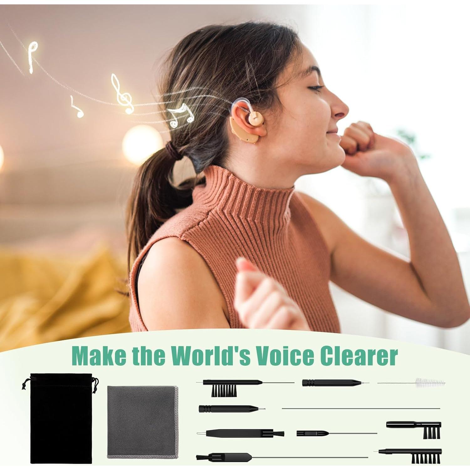 Kit de Limpieza para Audífonos Zhaoyao 12 Piezas con Bolsa