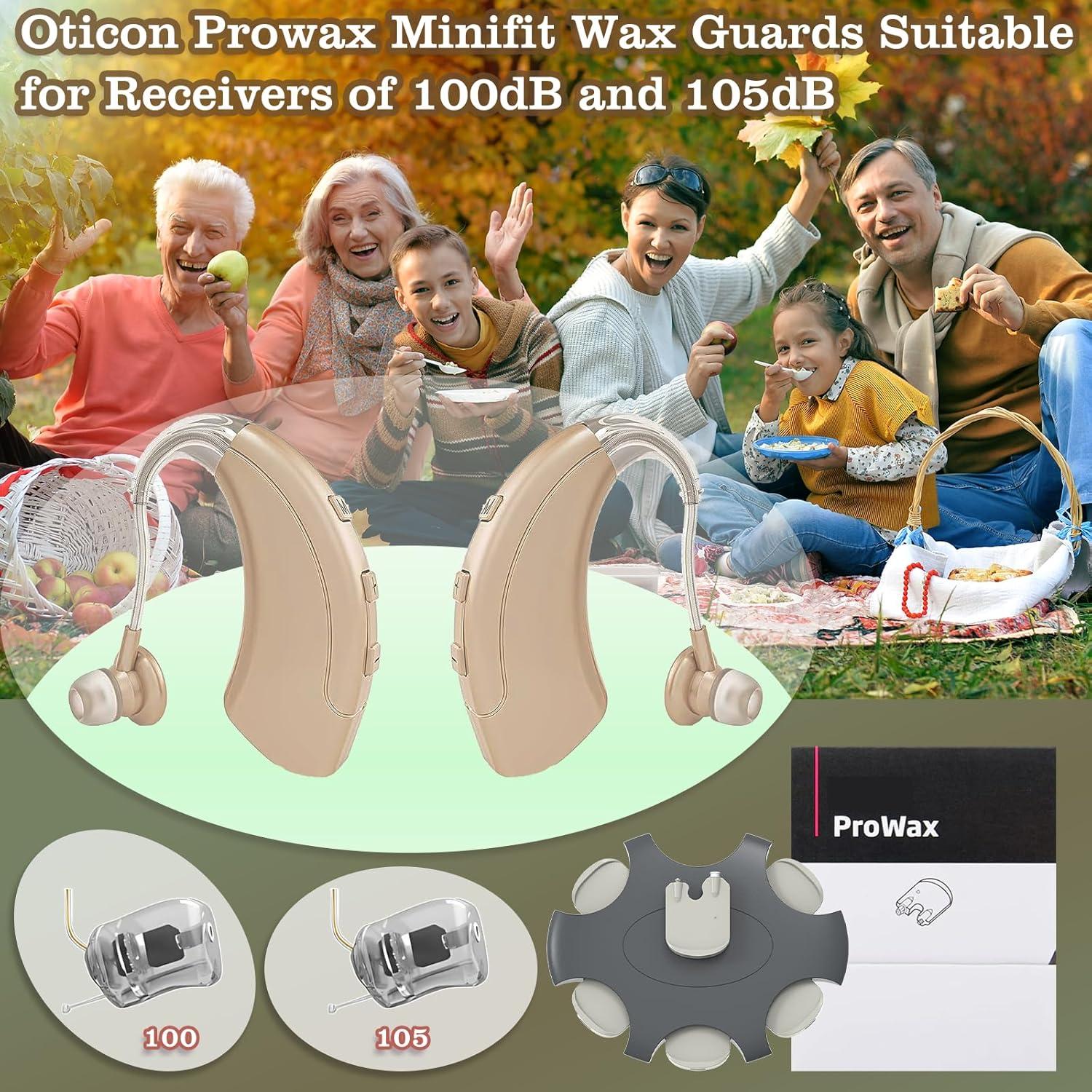 Filtros Pro Wax para Audífonos Oticon - 18 Piezas