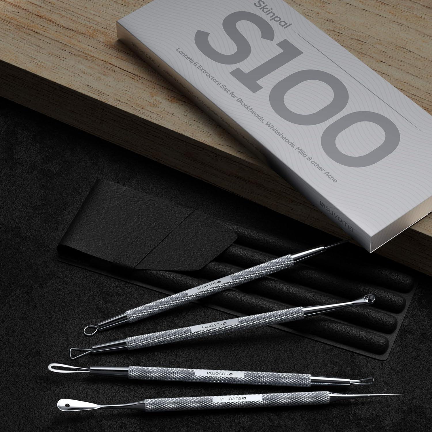 Kit de Herramientas Suvorna para Exprimir Espinillas 4 en 1