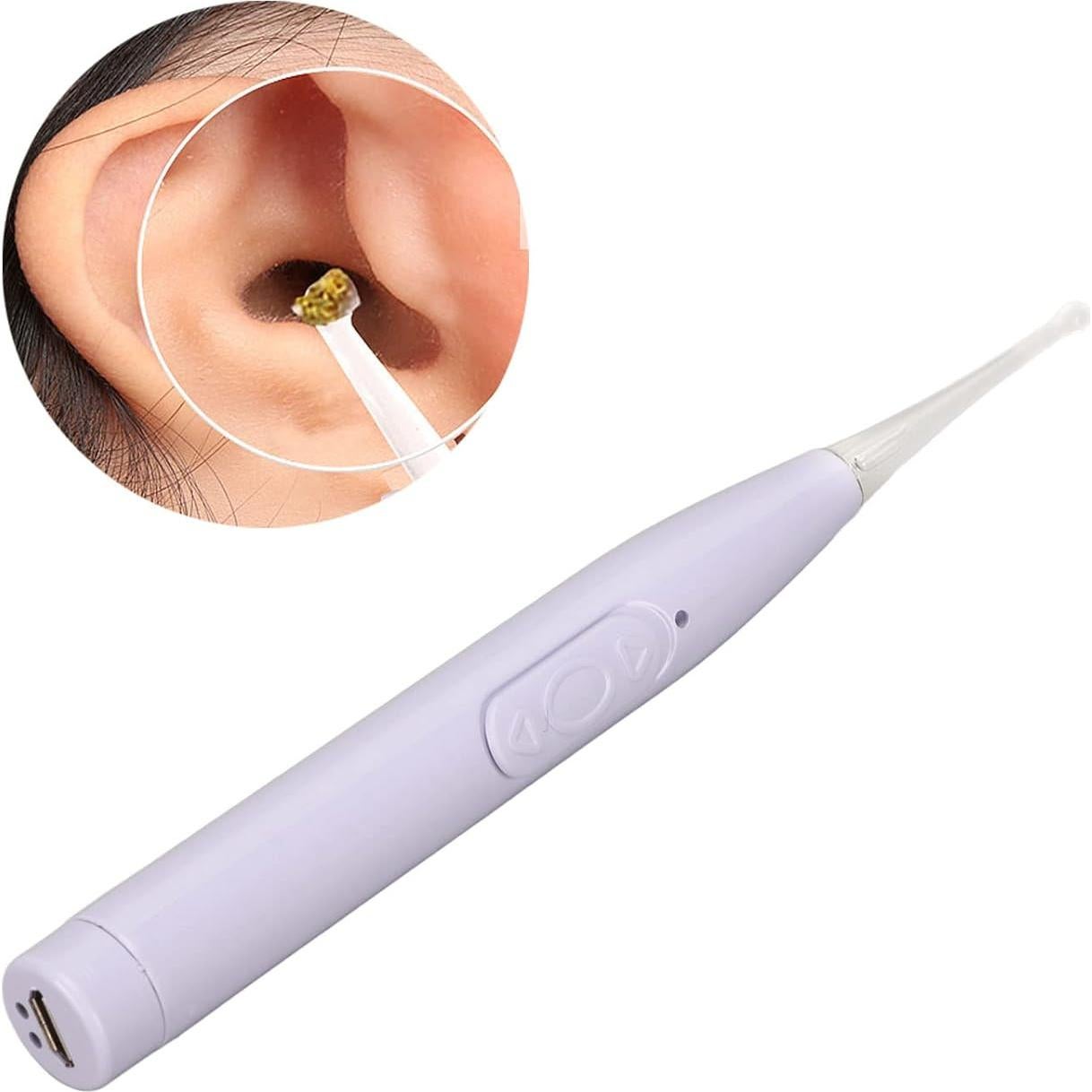 Cuchara de limpieza de oídos LED Betued recargable USB