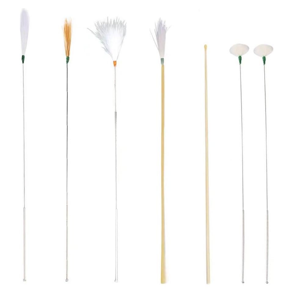Set de 7 Cucharas de Bambú para Limpiar Oídos Adultos y Niños