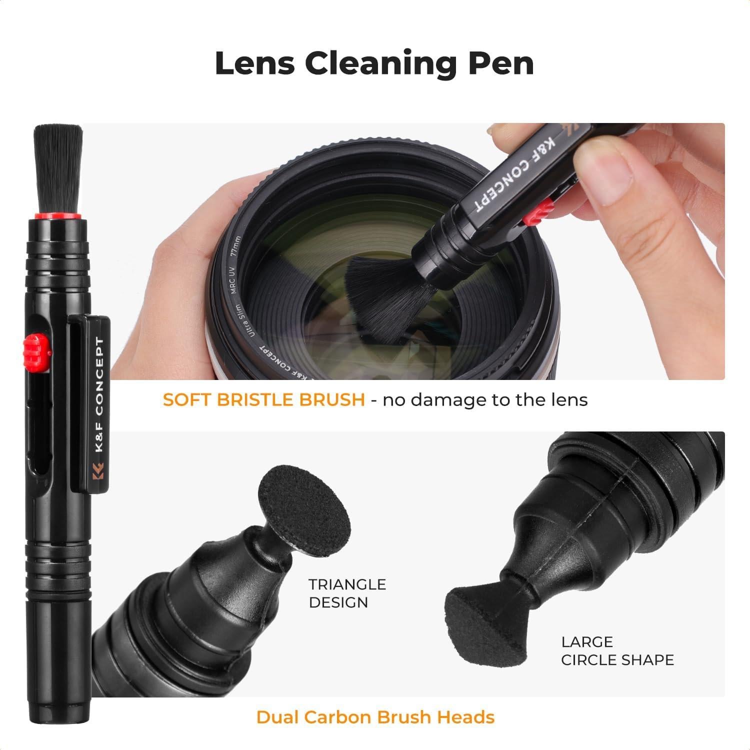 Kit de Limpieza Profesional K&F Concept para Cámaras DSLR 24mm