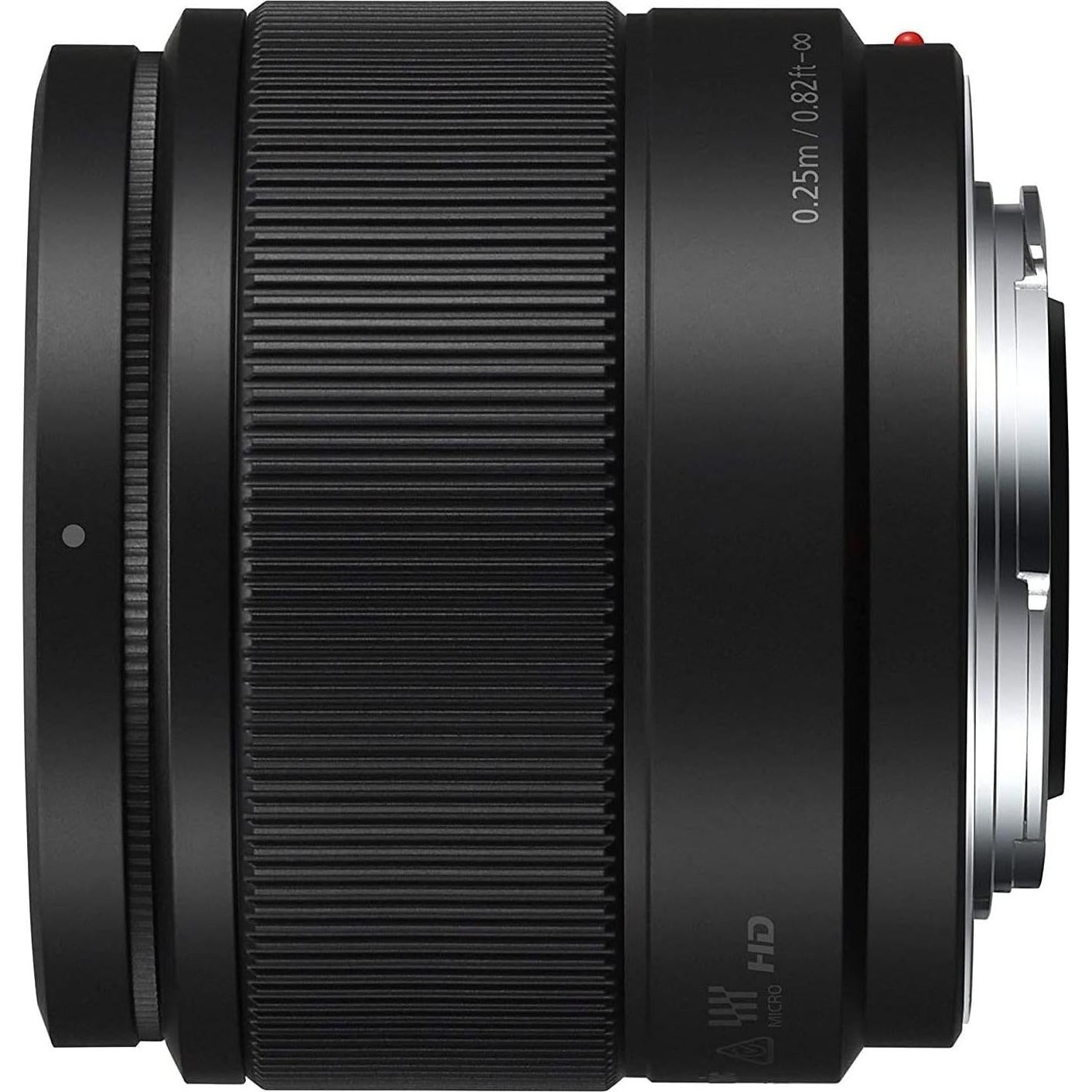 Lente Panasonic 25mm F1.7 LUMIX G para cámaras Micro Cuatro Tercios