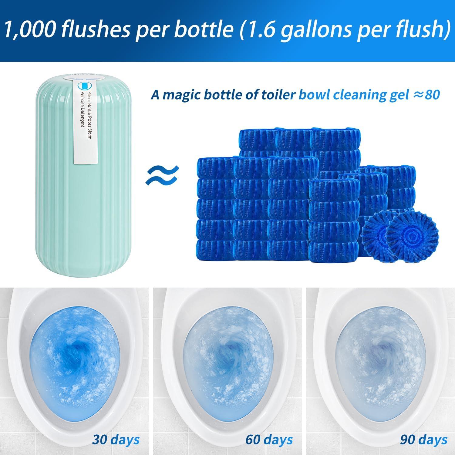 Limpiador Automático de Inodoro WTWD - 2 Piezas, 90 Días