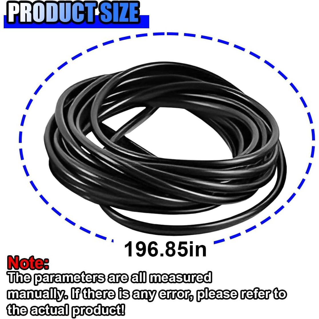 Protector de Bisel de Puerta de Coche UHANBUT 5M Negro