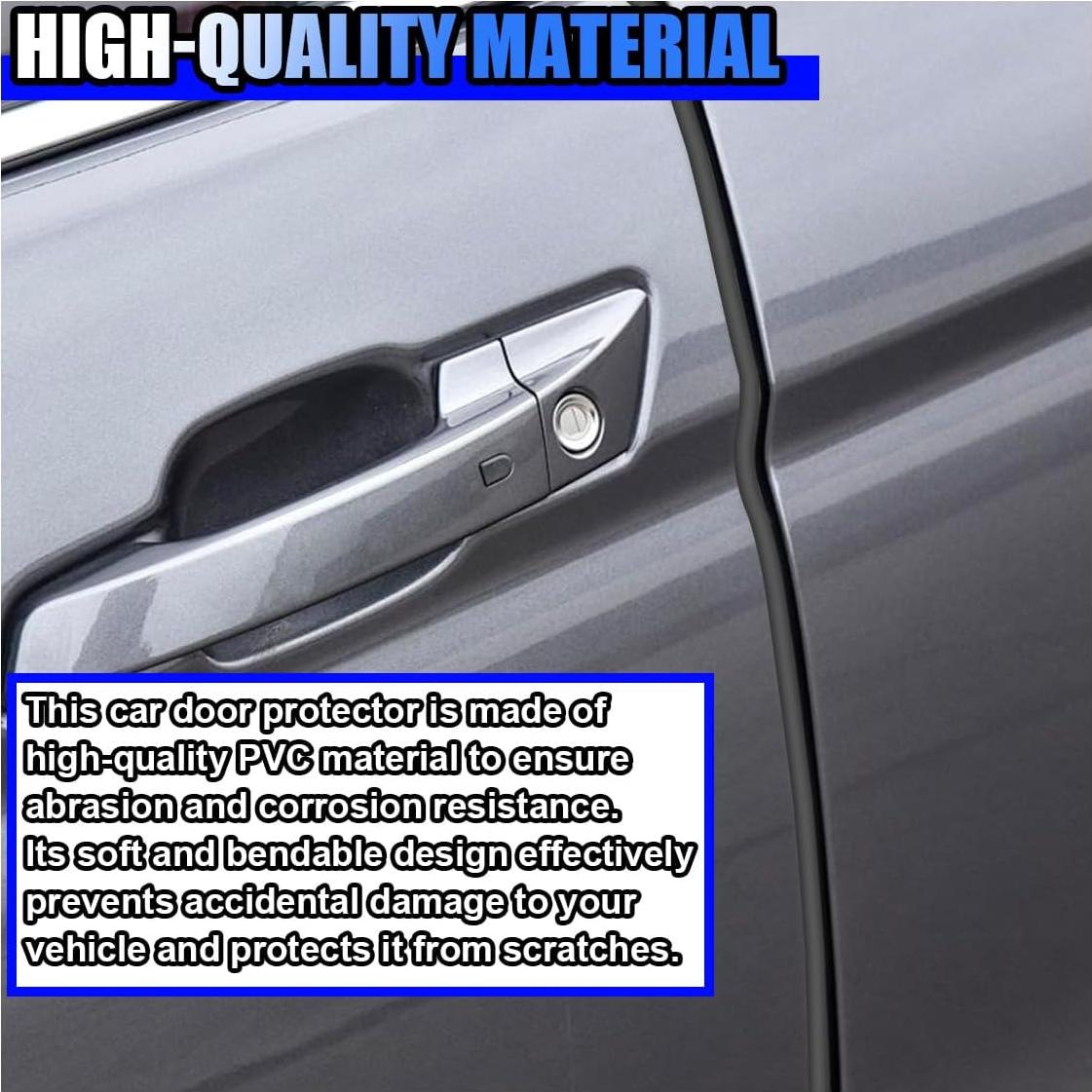 Protector de Bisel de Puerta de Coche UHANBUT 5M Negro