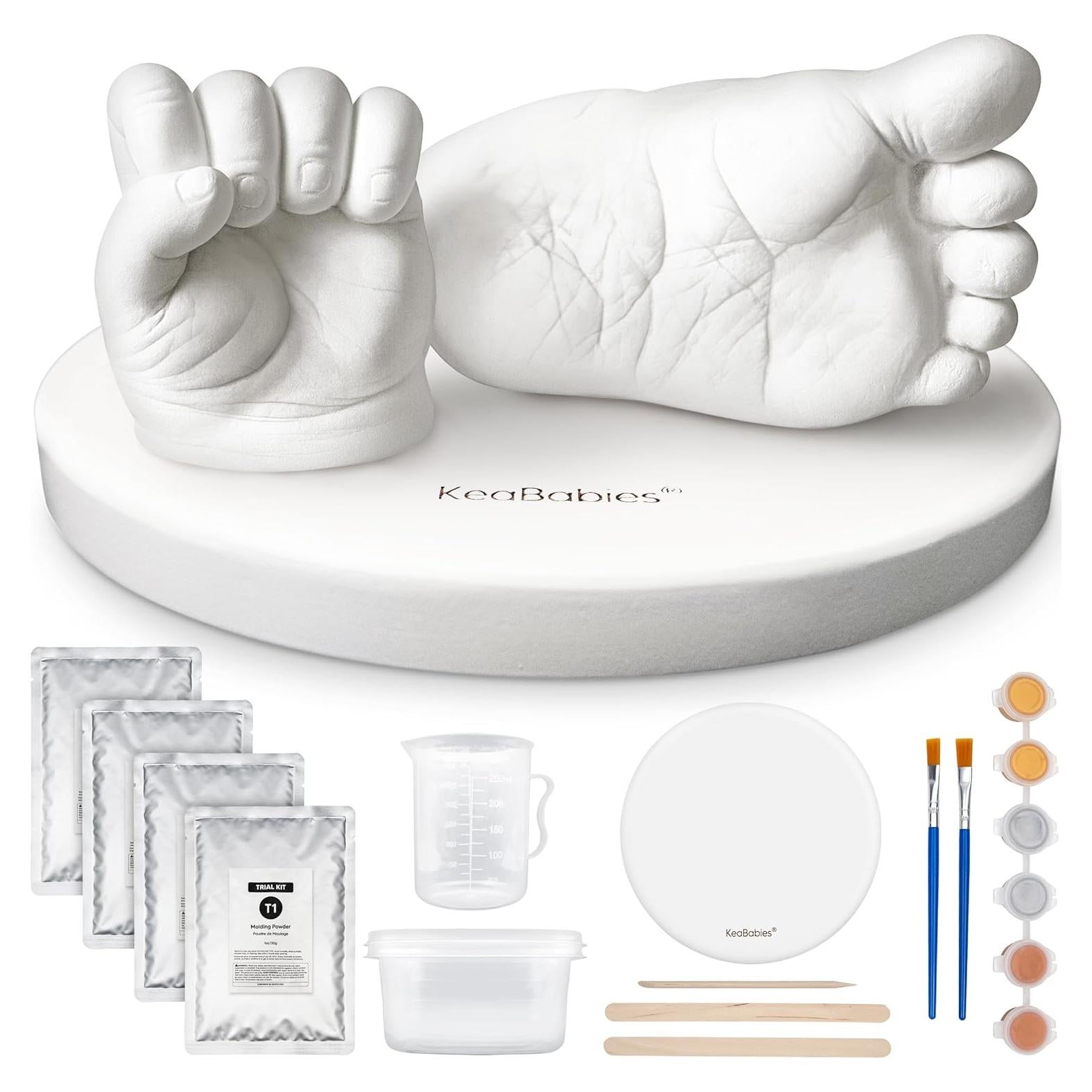 Kit de Moldeo de Manos y Pies KeaBabies - Recuerdo 3D Bebé