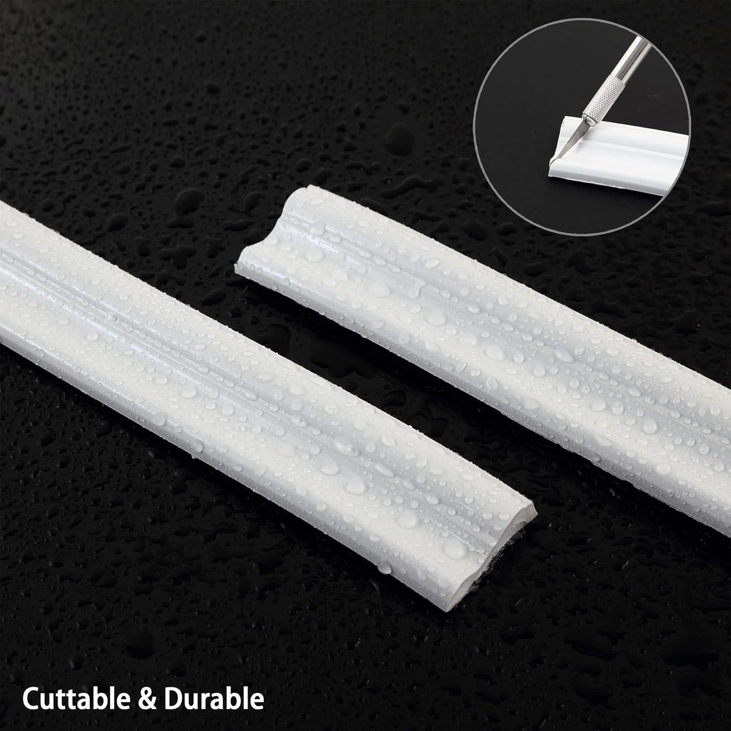 Moldura Autoadhesiva Trimold 3m x 23mm PVC Blanco Decorativa