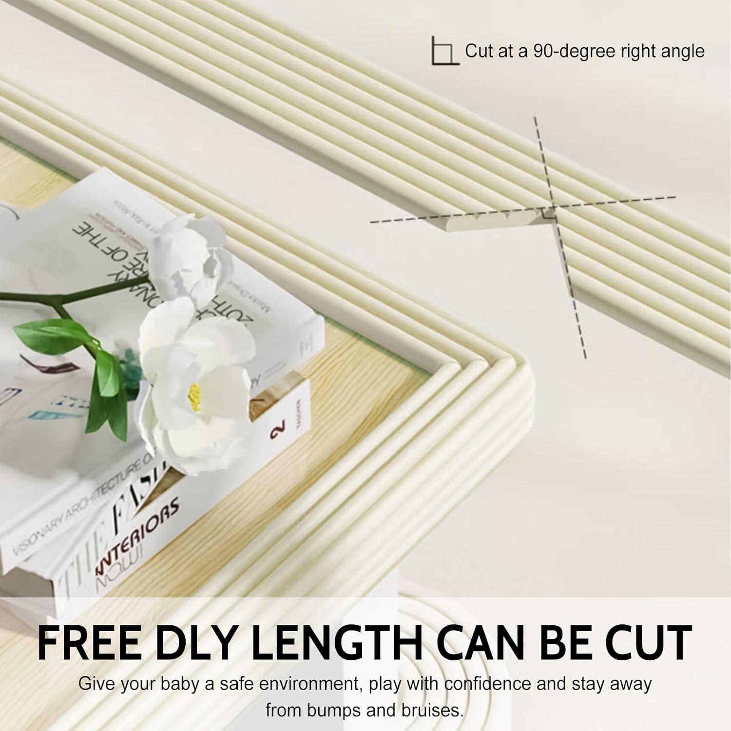 Protector de Esquinas y Bordes para Bebés Genérico 2m Negro