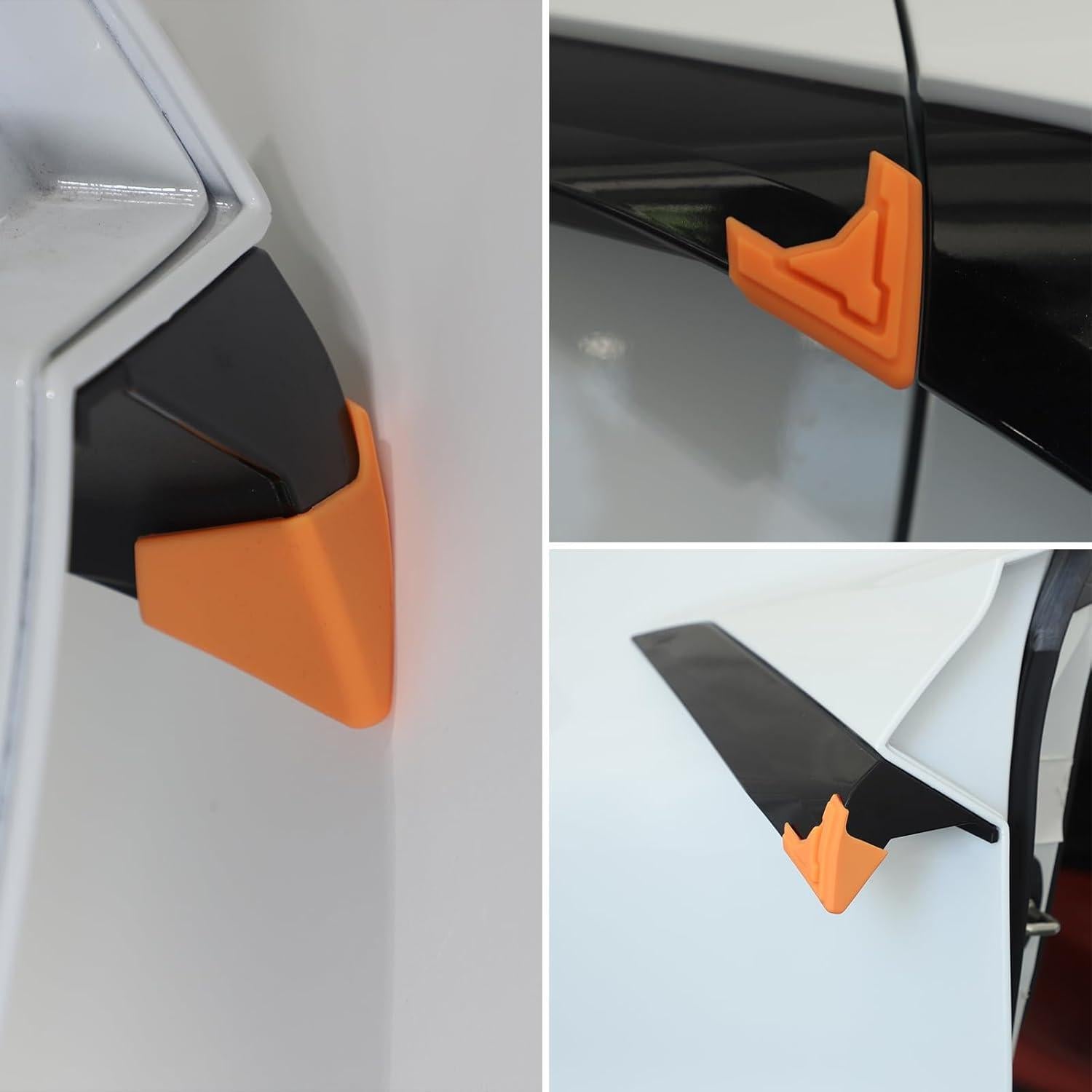 Protectores de Borde de Puerta Suetlcoity para Corvette C8 2020-2024 - Naranja