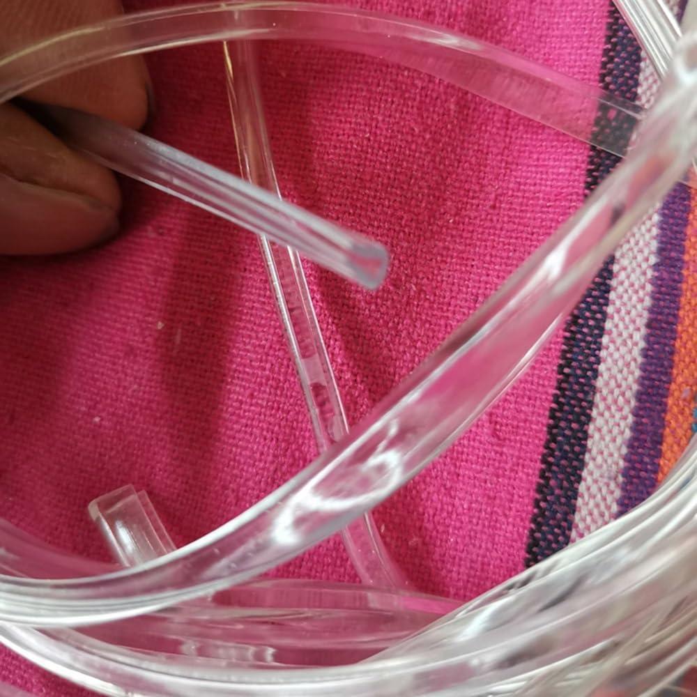 Protector de Bordes de Goma Transparente 5m - Seguridad Auto