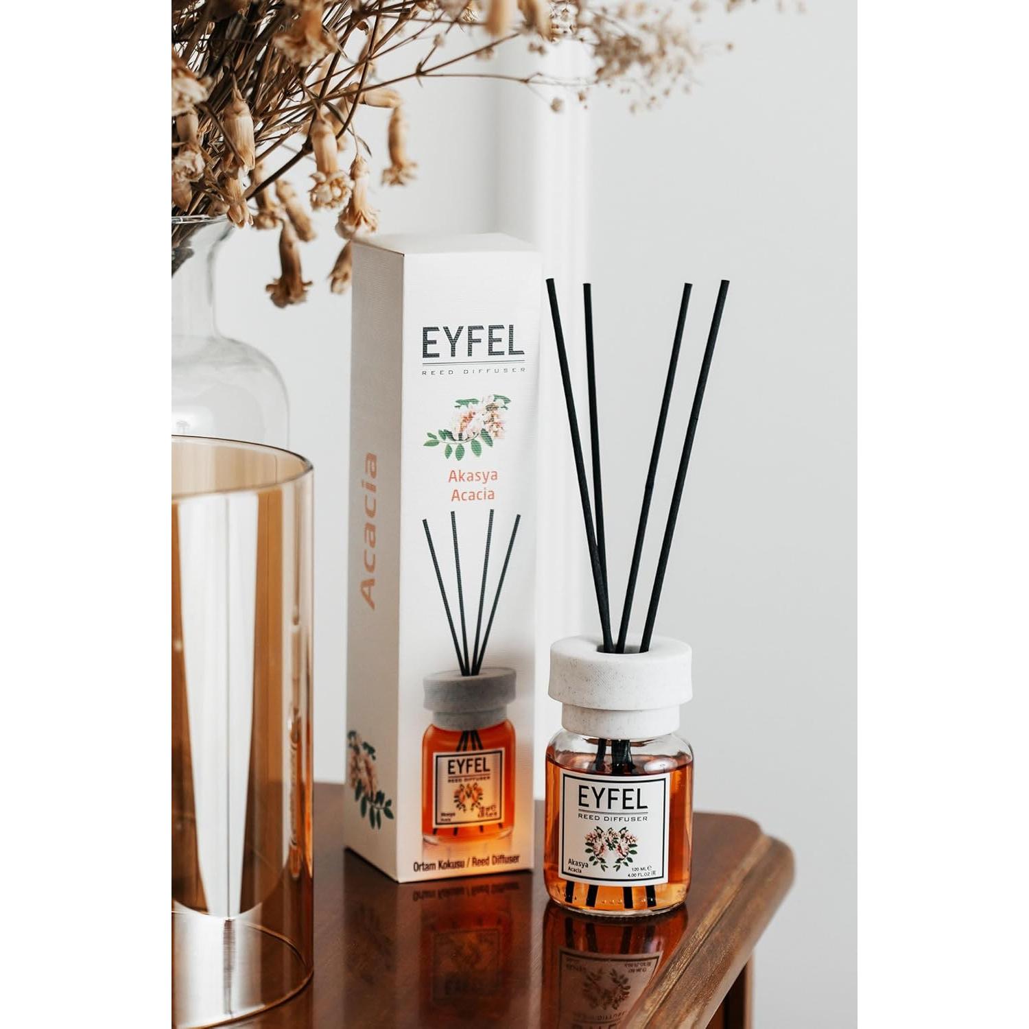 Difusor de Varillas Eyfel Acacia 120 ml - Fragancia Floral