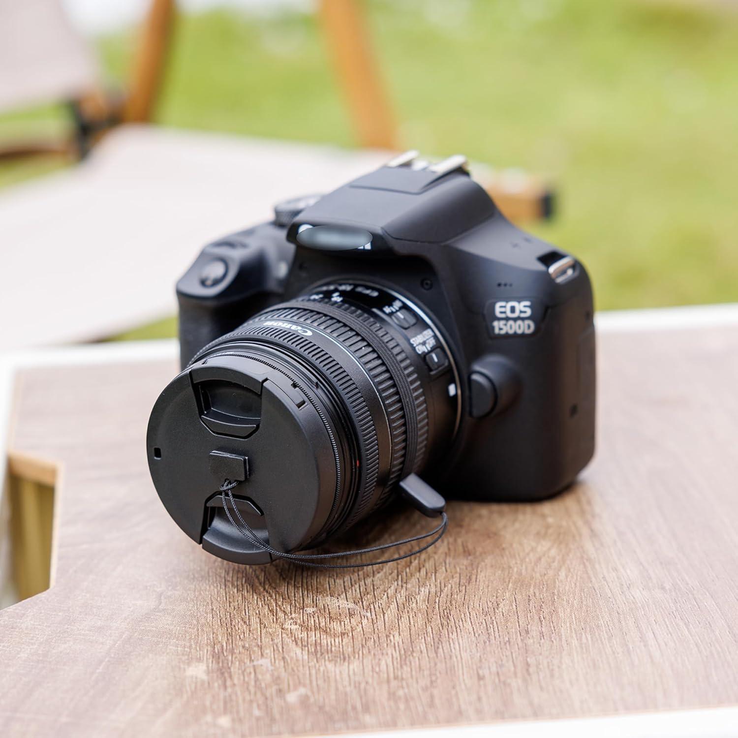 Filtro UV JJC 43mm con tapa de lente para Fuji y Canon