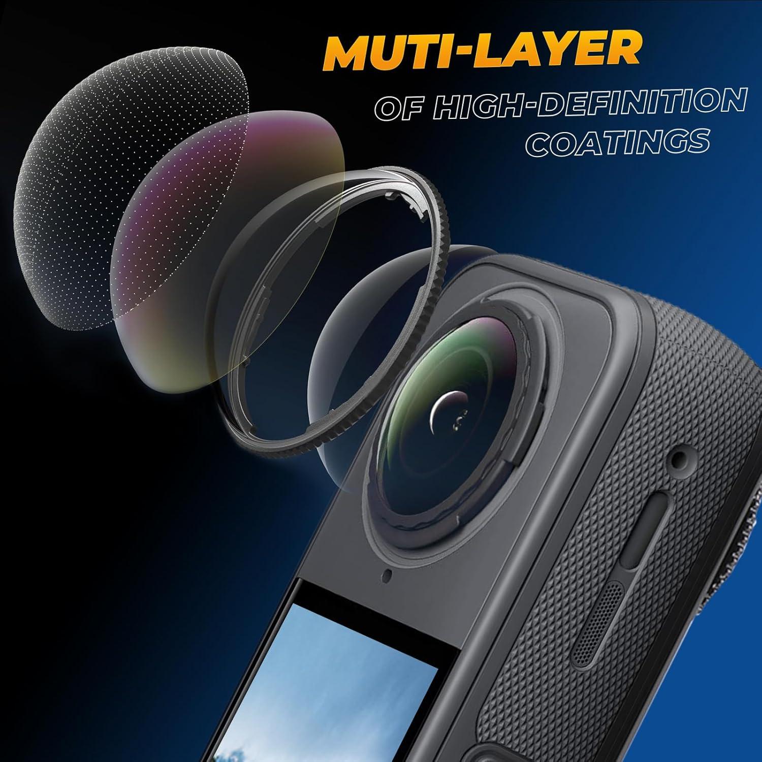 Protector de Lente Estándar Semaiki para Insta 360 X5