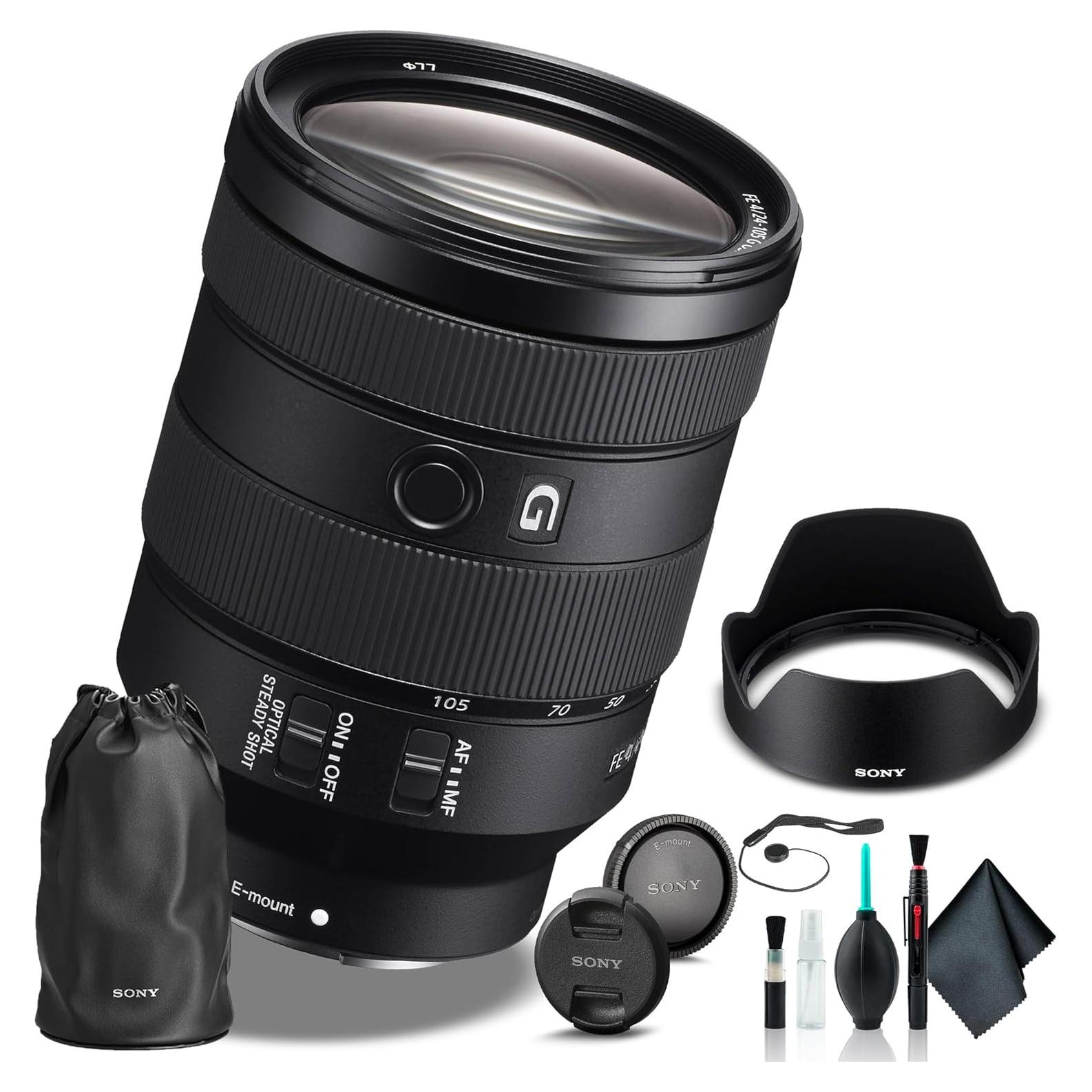 Lente Zoom Sony FE 24-105mm F4 G OSS - Kit Completo
