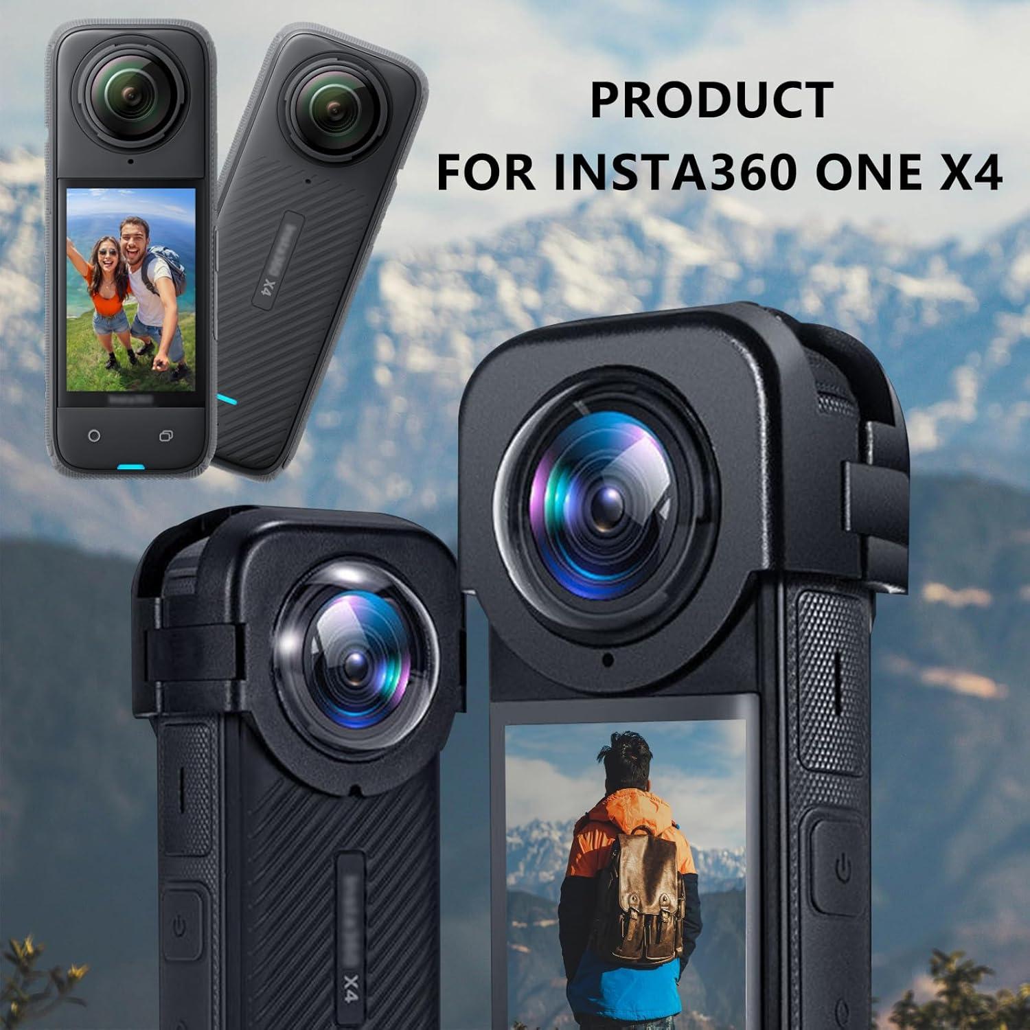 Funda Protectora de Lentes Insta360 X4 - Resistente y Impermeable