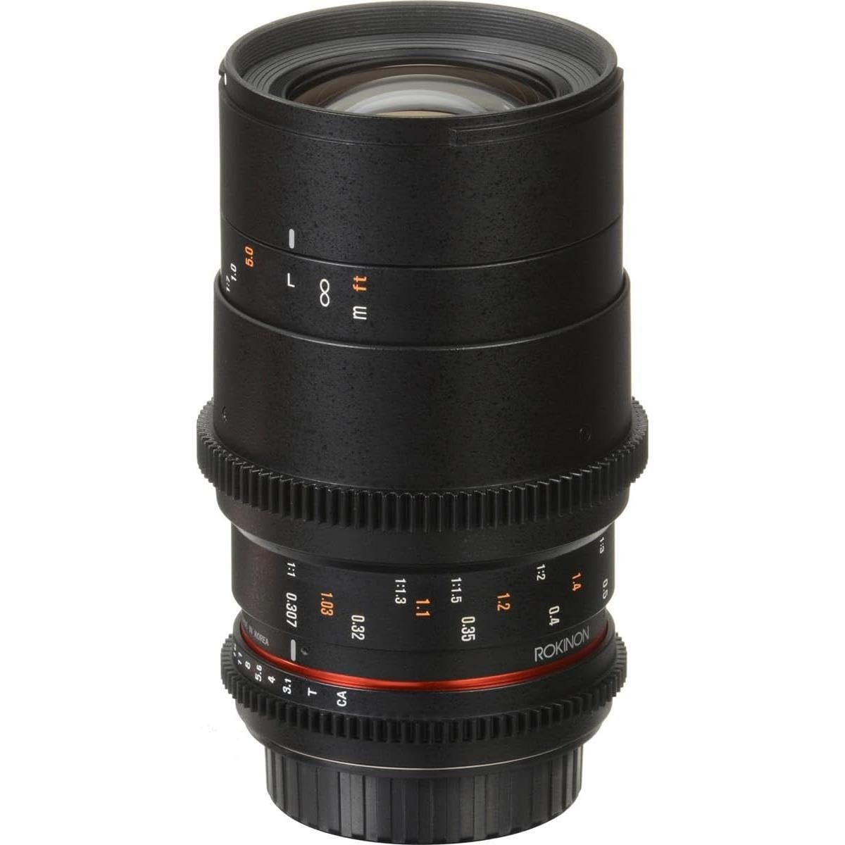 Lente Telefoto Macro Rokinon Cine DS 100mm T3.1 para Sony E