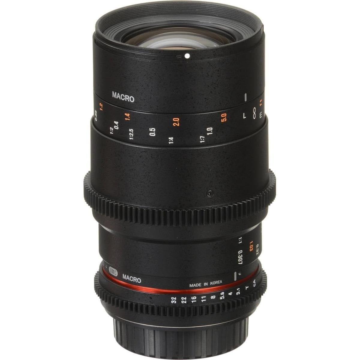 Lente Telefoto Macro Rokinon Cine DS 100mm T3.1 para Sony E