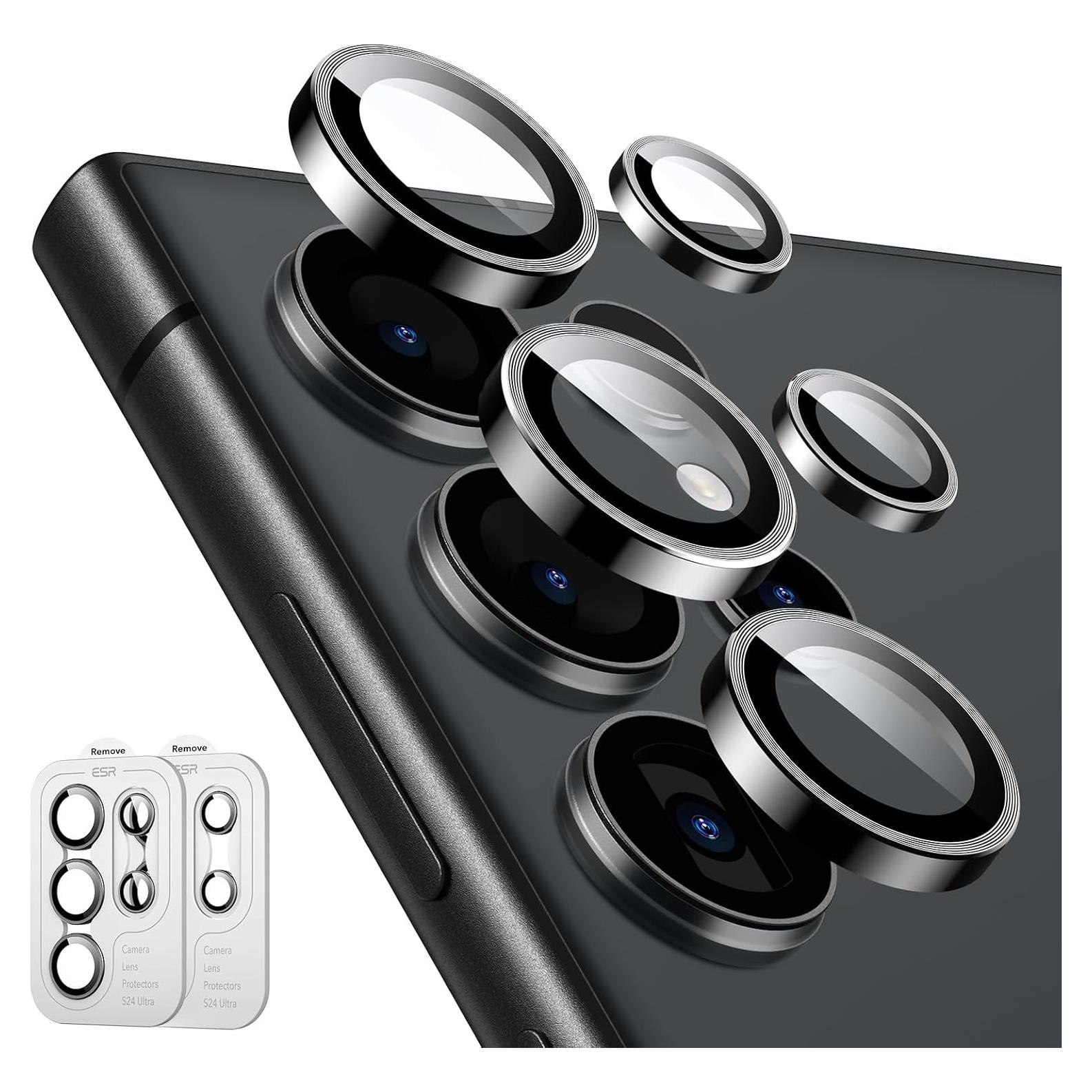 Protector de Lente de Cámara ESR para Samsung Galaxy S24 Ultra - 2 Pack