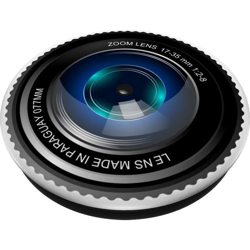 PopSockets PopGrip Lente de Cámara Adhesivo Negro 4.1x1.3cm