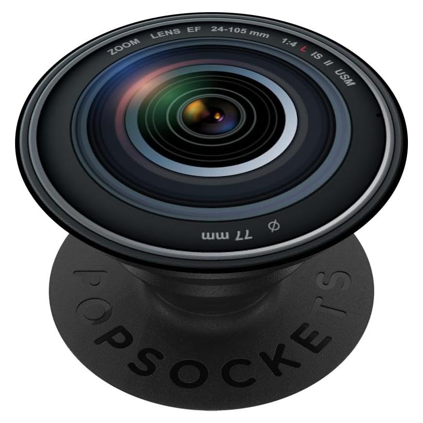 PopSocket PopGrip Adhesivo Negro para Teléfonos y Tabletas