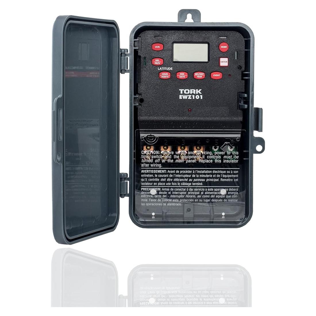 Interruptor Astronómico NSI TORK EWZ101 7 Días Gris