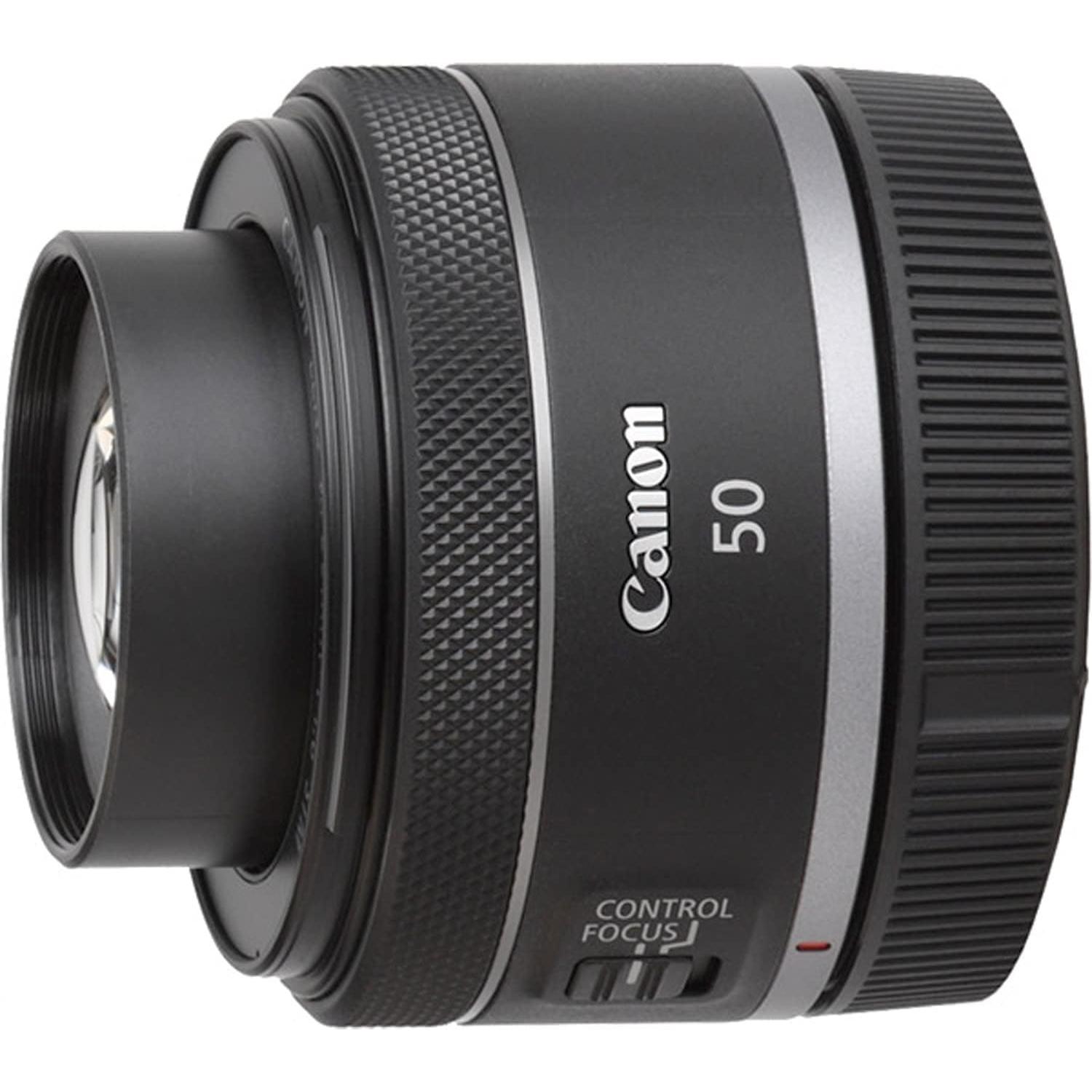 Lente Canon RF 50mm f/1.8 STM + Accesorios de Limpieza