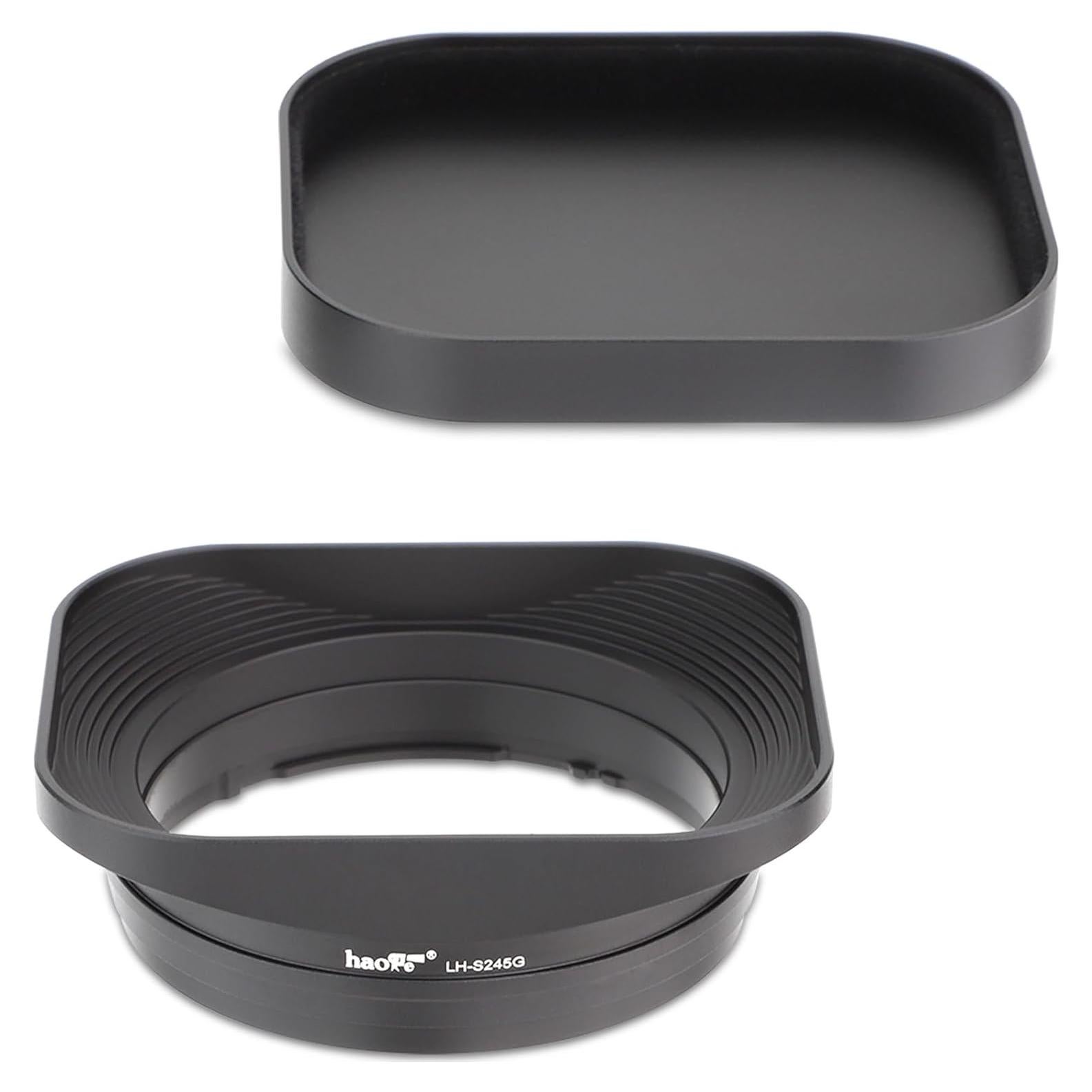 Capucha Cuadrada de Metal Haoge LH-S245G para Lentes Sony FE