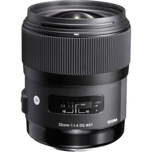 Lente Sigma 35mm F1.4 Art DG HSM para Canon - Accesorios incluidos