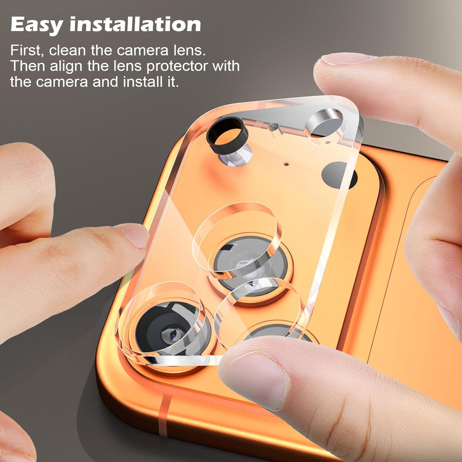 Protector de Lente de Cámara CloudValley para iPhone 17 Pro 3 Pack