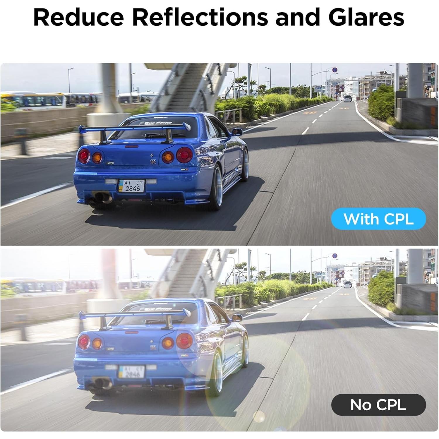 Filtro CPL VIOFO Polarizador Circular para Dash Cam A229 A329S