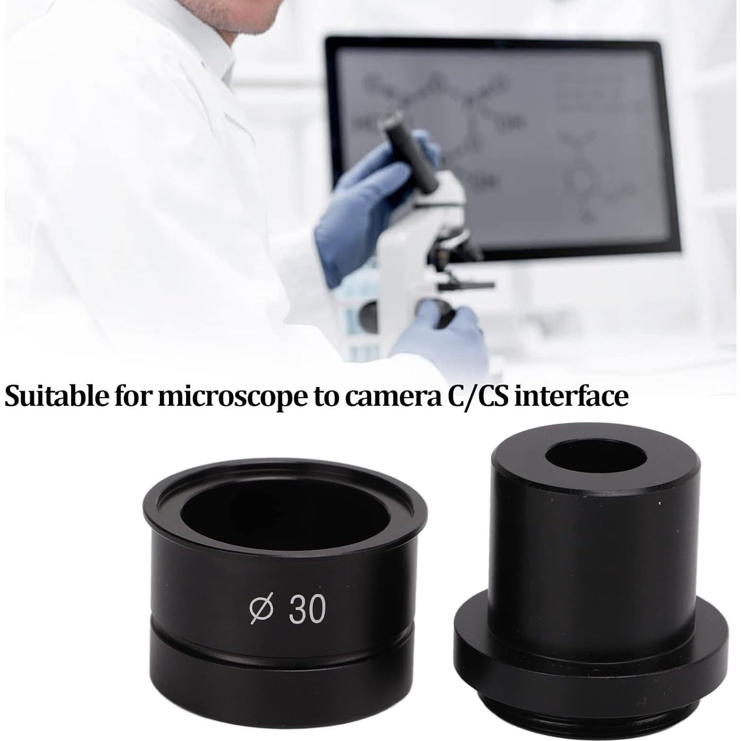 Anillo Adaptador de Lente C Mount Hilitand 23.2mm 30mm