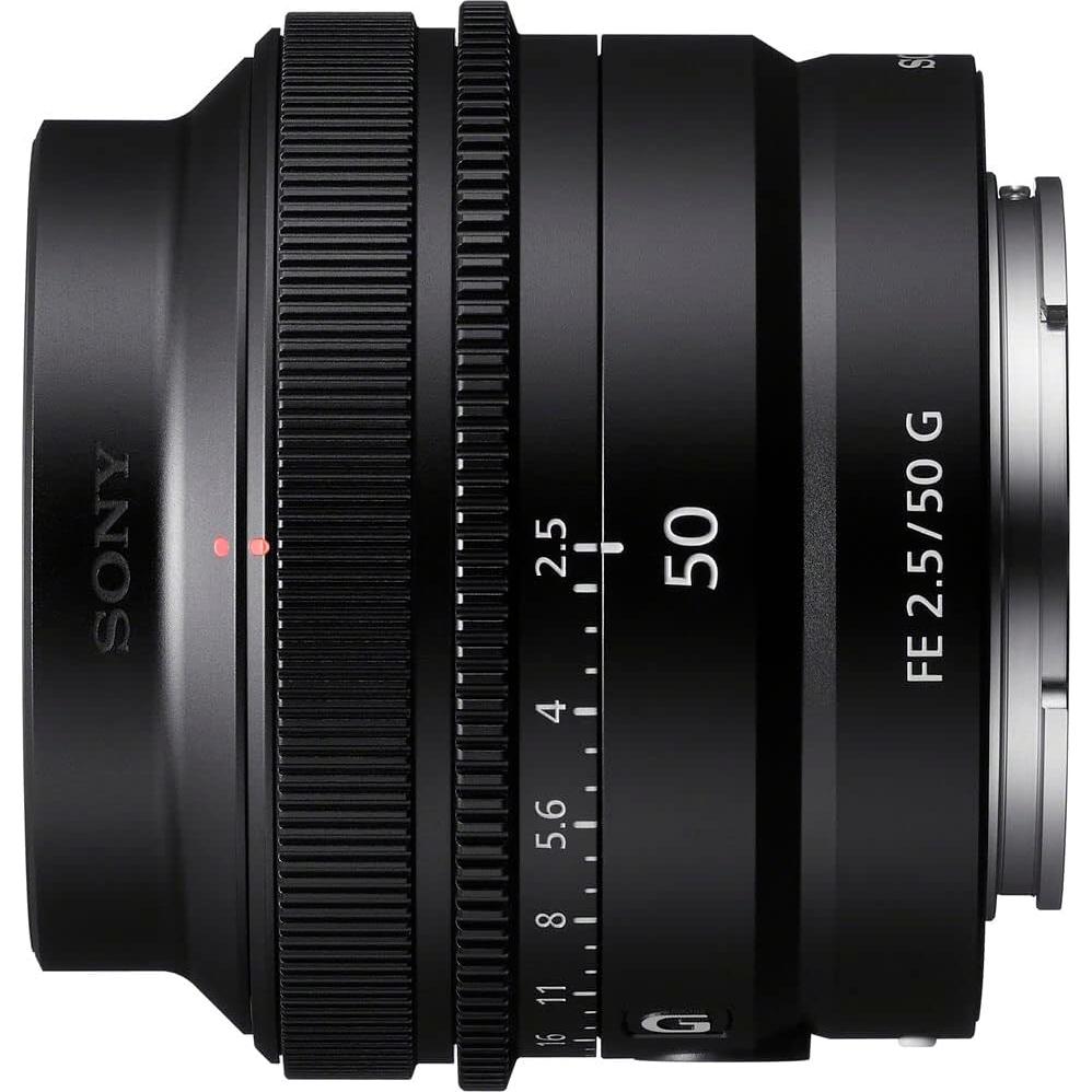 Lente Sony FE 50mm f/2.5 G E-Mount + Kit de Filtros y Limpieza