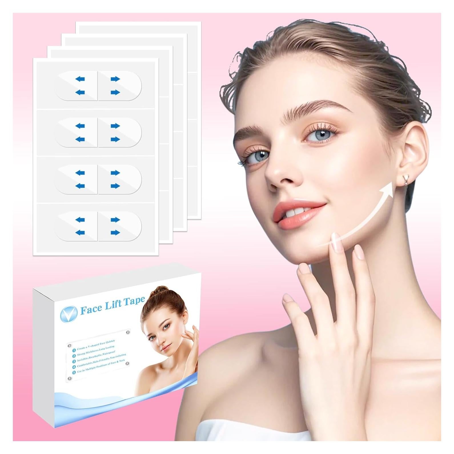 Cinta de Levantamiento Facial Invisible Loxbcin 160PCS 0.02mm