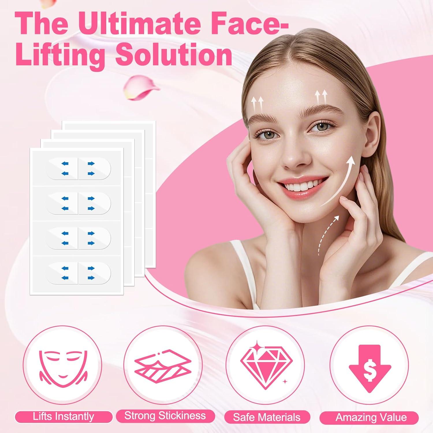 Cinta de Levantamiento Facial Invisible Loxbcin 160PCS 0.02mm