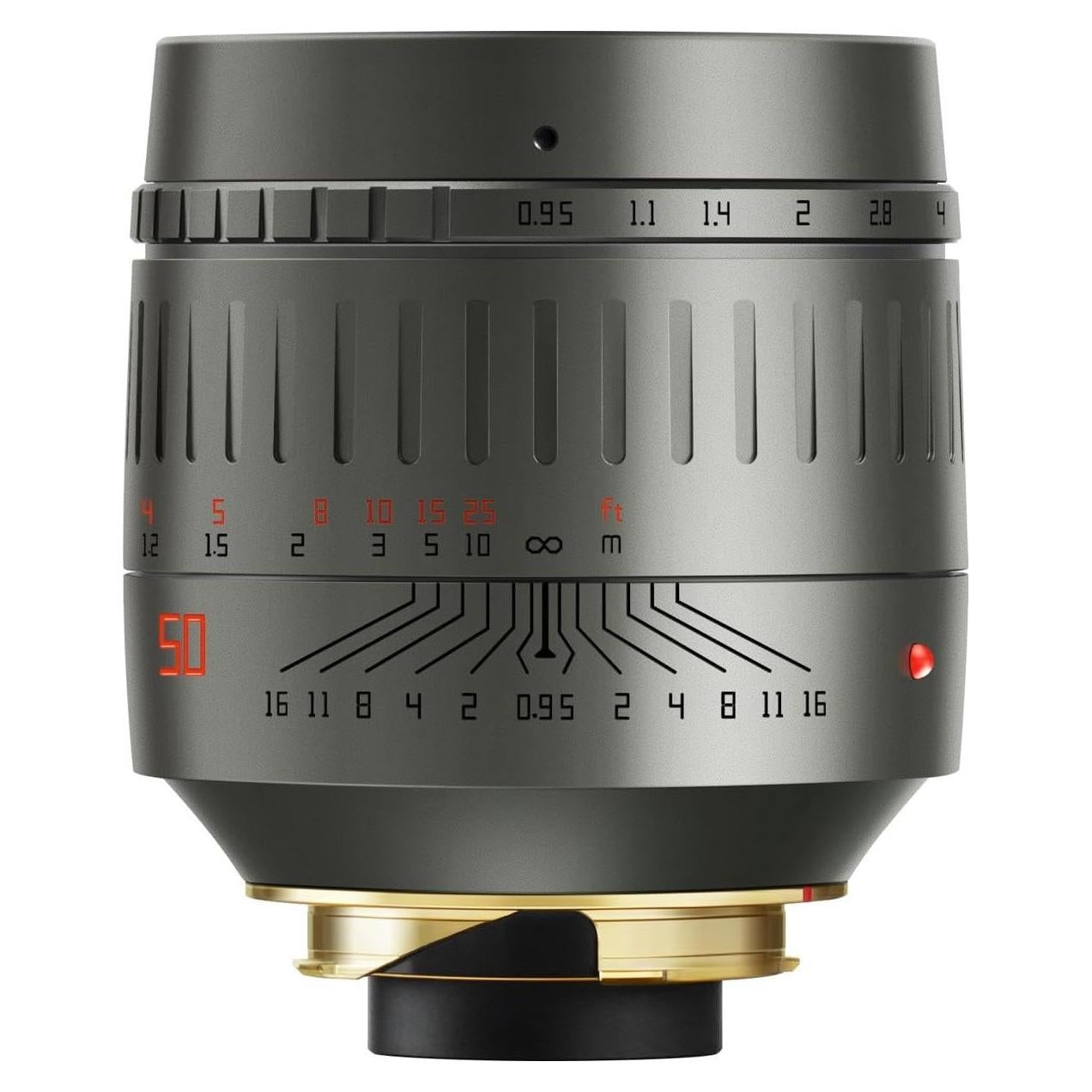 Lente TTArtisan 50mm f/0.95 para Leica M - Titanio