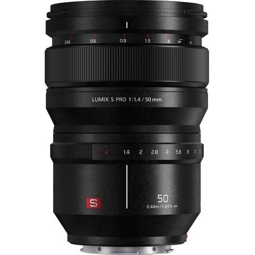 Lente Panasonic Lumix S PRO 50mm f/1.4 + Kit de Filtros