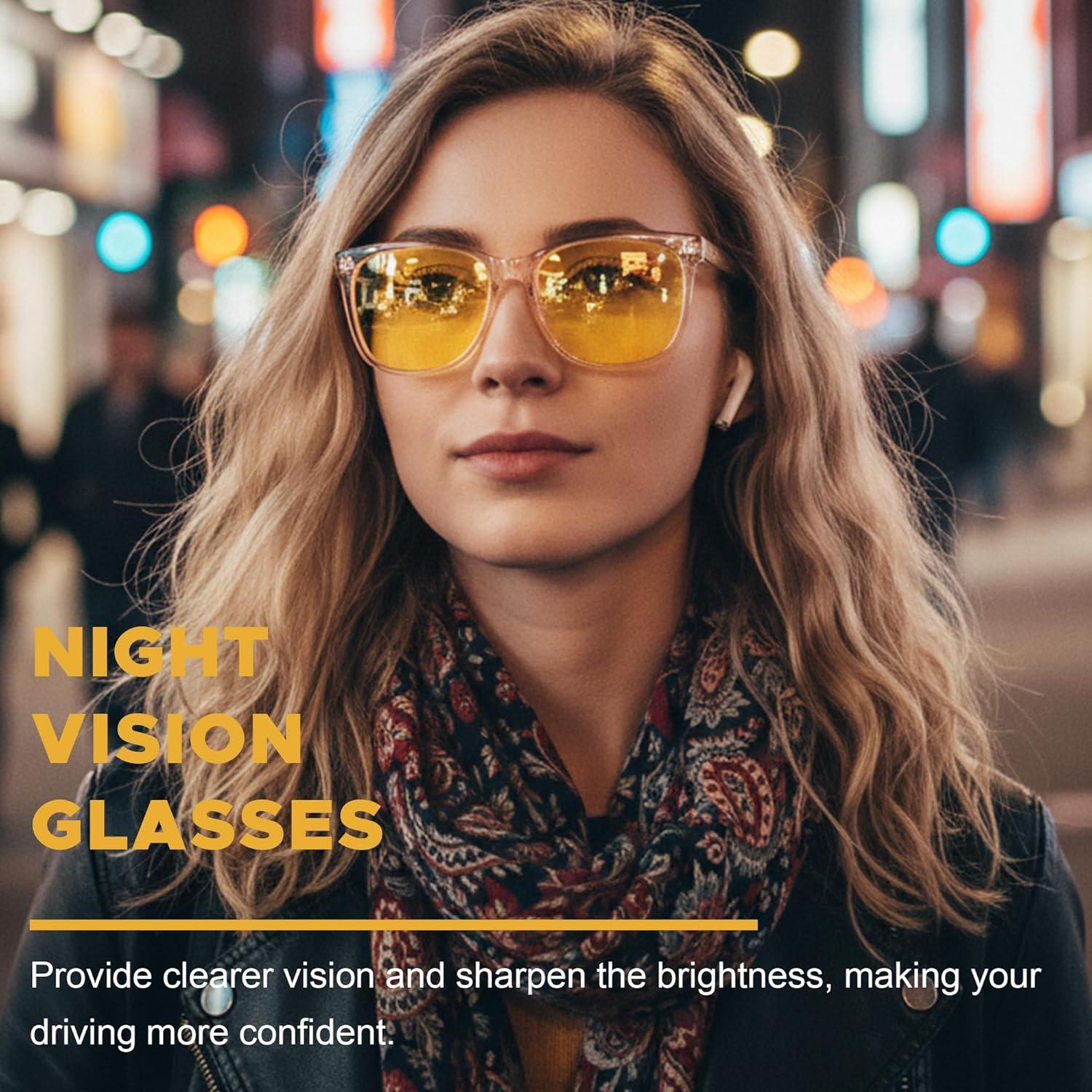 Gafas de Conducción Nocturna LVIOE Polarizadas UV400 Unisex