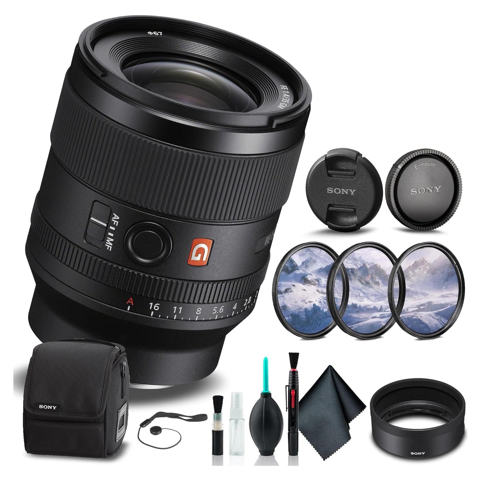 Lente Sony FE 35mm F1.4 GM Gran Angular - Apertura F1.4