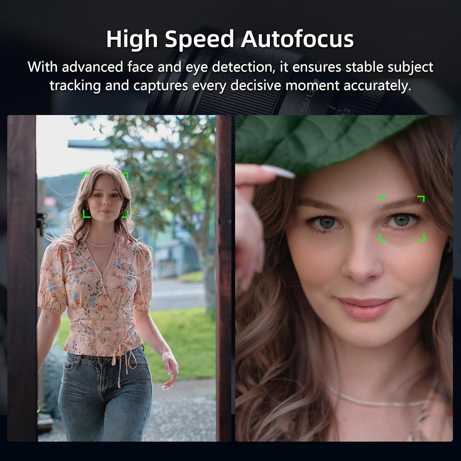 Lente Prime Viltrox 56mm F1.2 E para Sony - Enfoque Automático