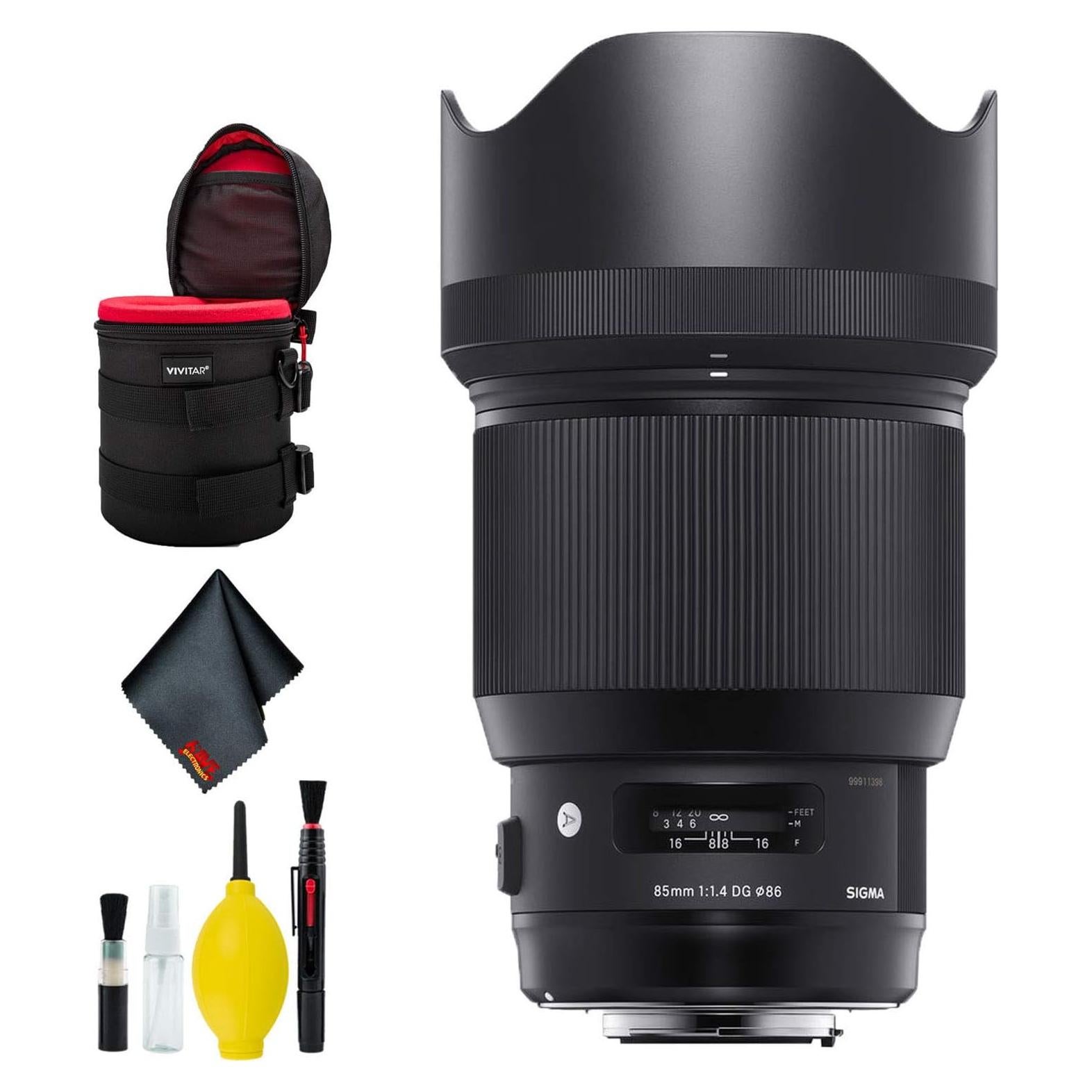 Lente Sigma 85mm f/1.4 DG HSM Art para Nikon F - Kit Deluxe