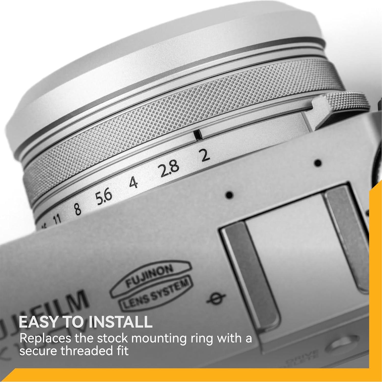 Filtro UV NiSi 49mm para cámaras Fujifilm X100 - Negro